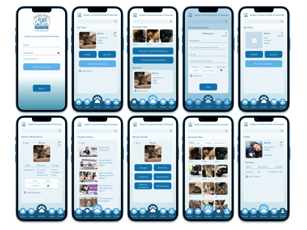 Layout of Multiple App Designs